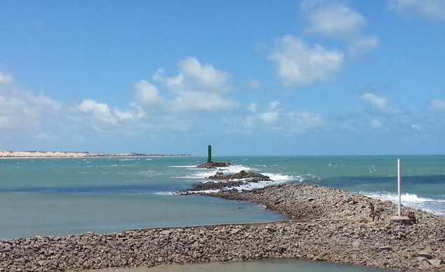 Encontro do Rio Potenji com o mar