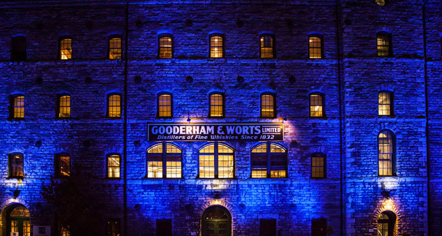 Distillery District-Toronto-Canada-noite